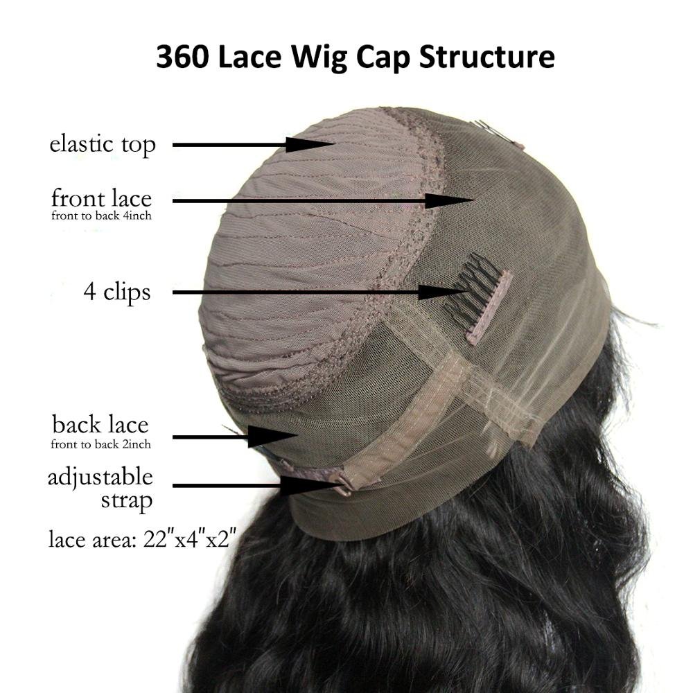 150% Density 360 Lace Front Wig - Brazilian Human Hair Body Wave 20 Inch - Natural Looking Full Lace Wigs for Women - Perfect for Daily Wear, Parties & Special Occasions