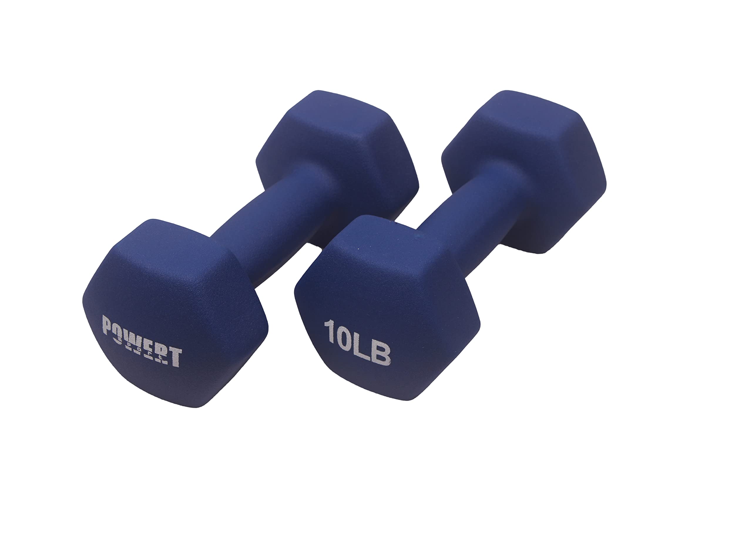HEX Neoprene Dumbbell Set - Colorful Coated Hand Weights (Pair) for Home Gym, Strength Training & Fitness Workouts