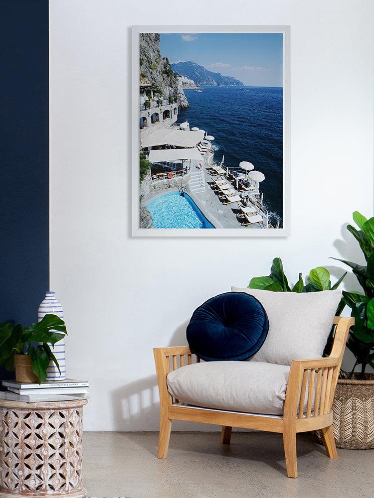 Cliffs of Capri Poster - Stunning Italian Coastal Wall Art Print for Home & Office Decor - Perfect for Living Room, Bedroom or Gift