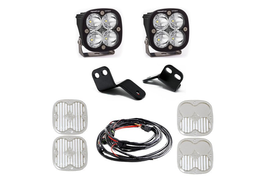 Ford Bronco Baja Designs Arctic Cat/Textron Squadron Sport A Pillar Light Kit - Clear Lens for Wildcat XX - Off-Road & Adventure Lighting Upgrade