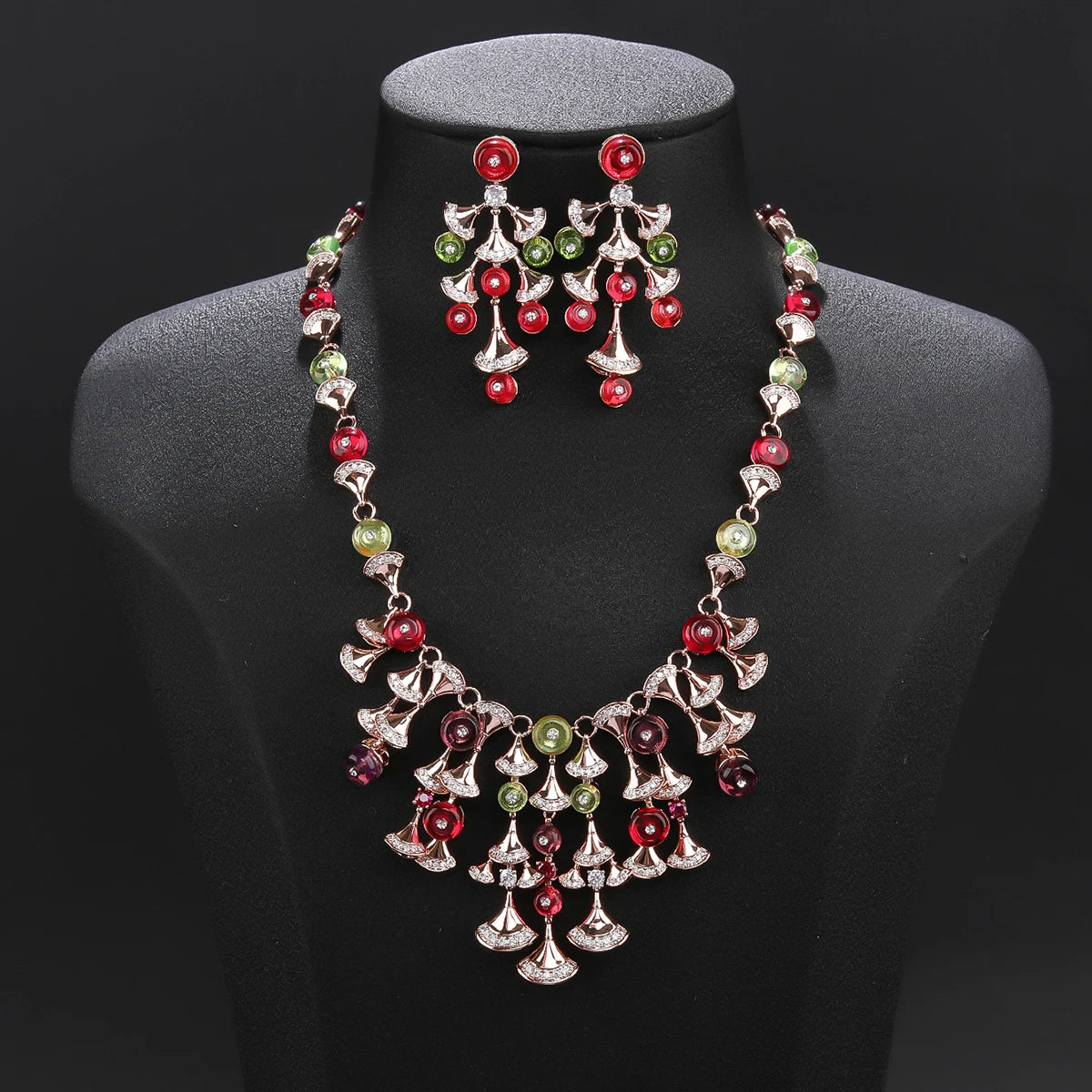 Elegant White Cubic Zirconia Necklace Set for Women - Wedding Jewelry, Party Accessories, Anniversary Gift - Perfect for Bridal, Evening Events & Special Occasions