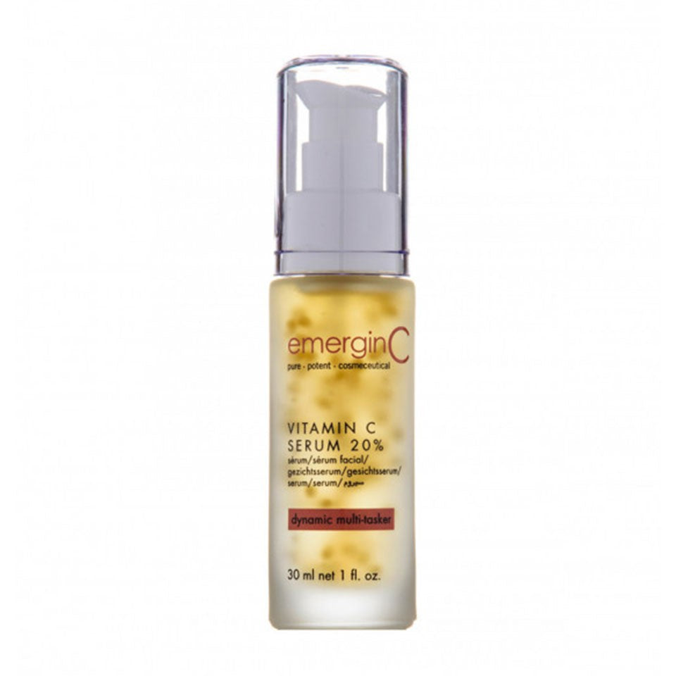 EmerginC 20% Vitamin C Serum for Face - Brightening & Anti-Aging Facial Treatment - Perfect for Morning Skincare Routine & Reducing Dark Spots