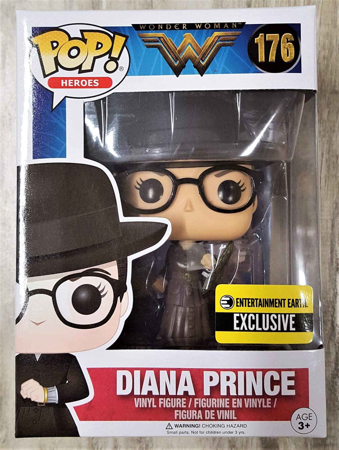 Wonder Woman #176 Funko Pop Vinyl Figure - Diana Prince Collectible for Superhero Fans | Perfect for Display, Gifts & DC Comics Collections