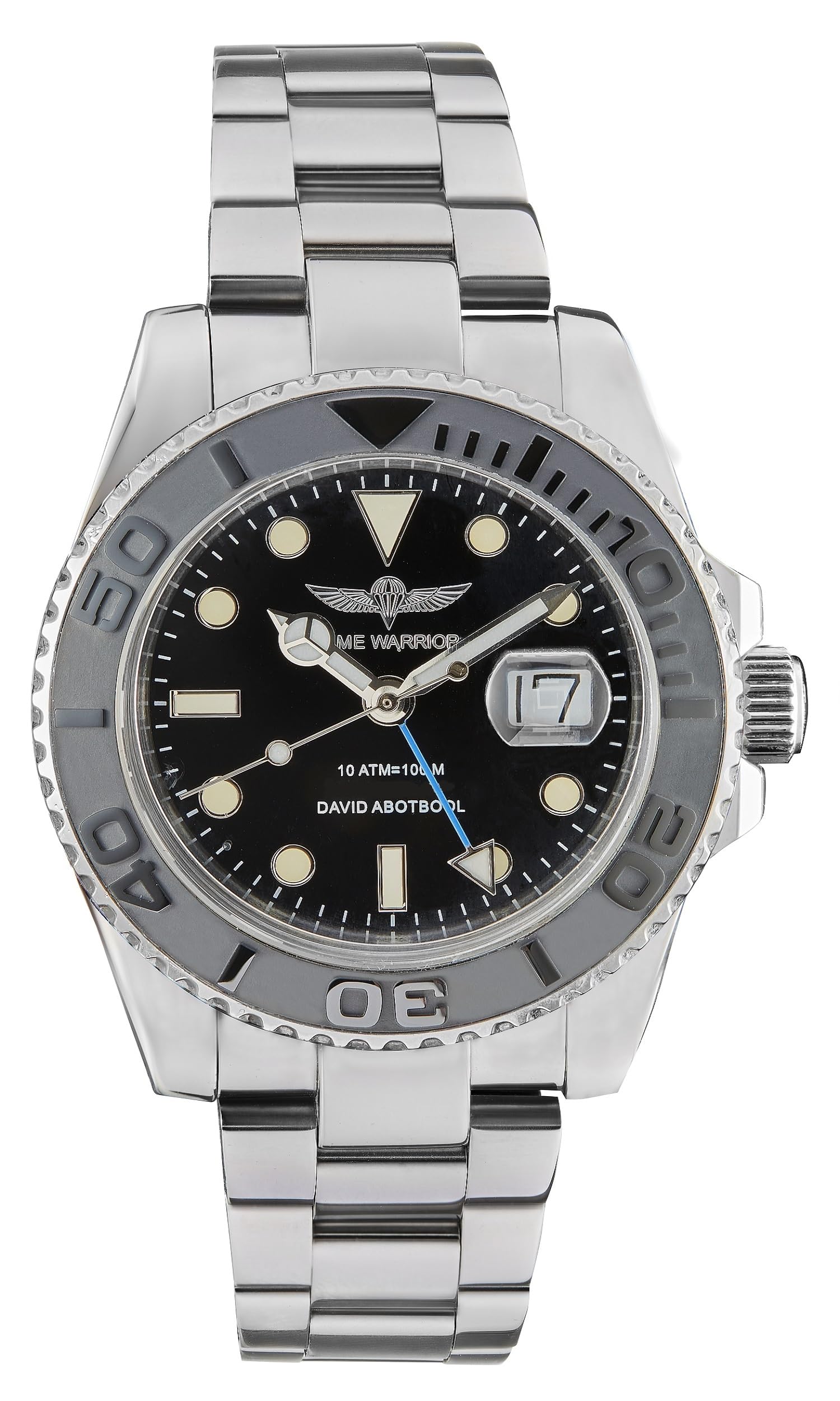 GMT Master Automatic Men's Stainless Steel Watch - Water Resistant, Ceramic Rotating Bezel with Luminous Markers & Sapphire Crystal Glass | Perfect for Travel, Business & Luxury Everyday Wear