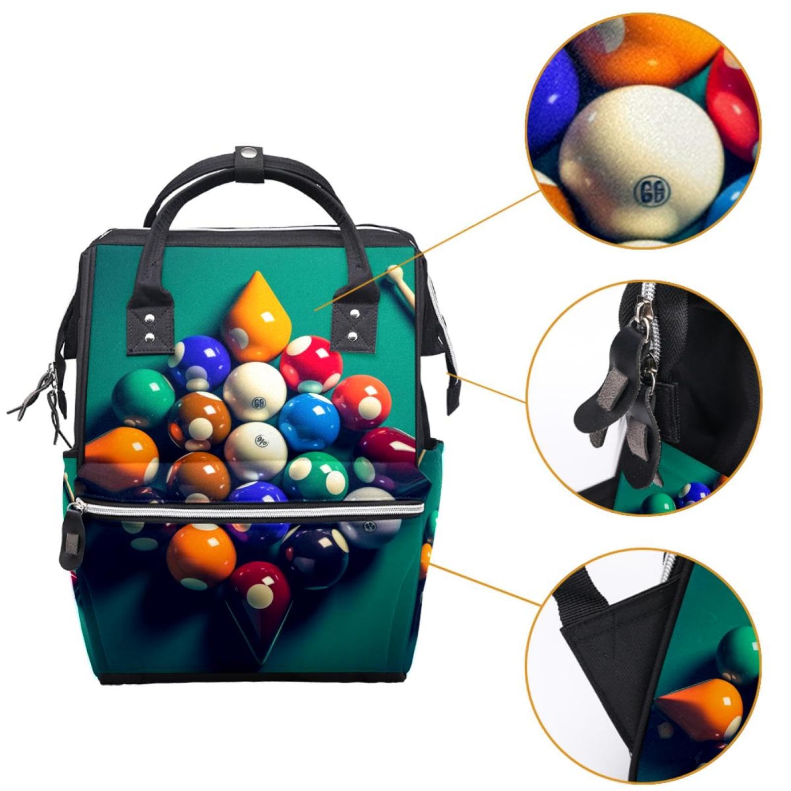 Best Travel Backpacks for Women & Men - Durable Hiking, Commuting & Billiards Backpack - Perfect for Outdoor Adventures, Work & Sports
