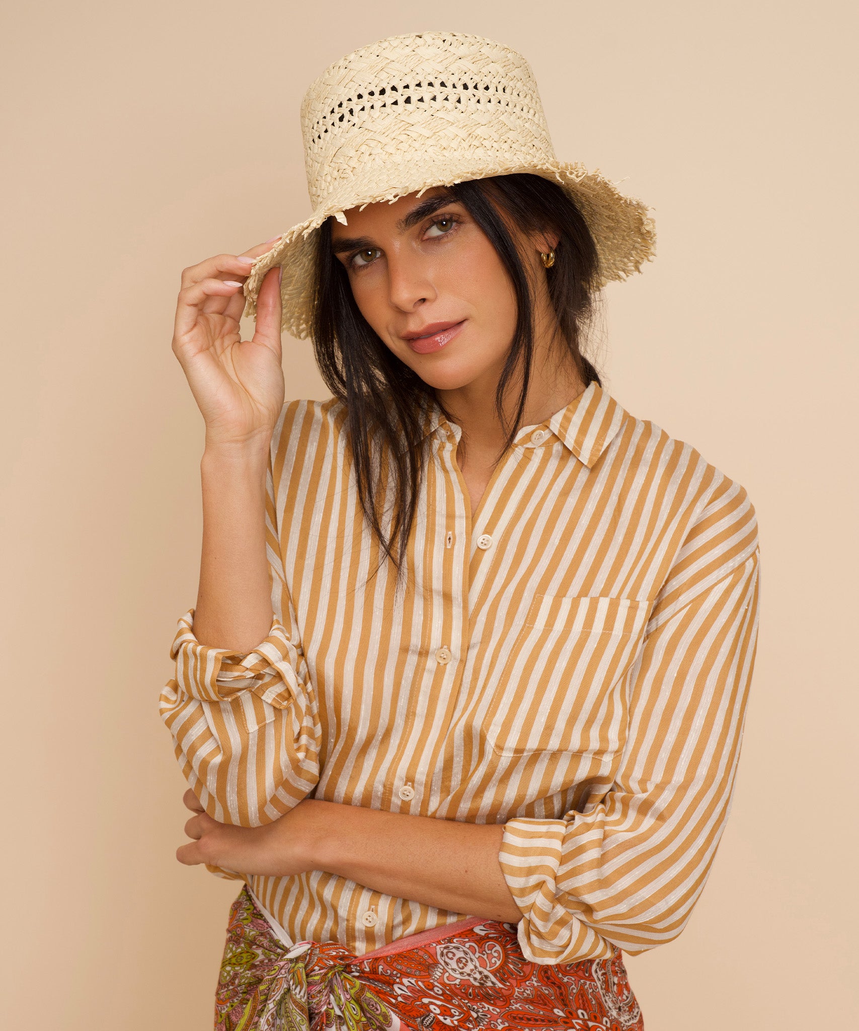 Stylish Majorca Bucket Hat for Women & Men - UPF 50+ Sun Protection, Breathable & Foldable Summer Beach Hat - Perfect for Outdoor, Travel, and Vacation