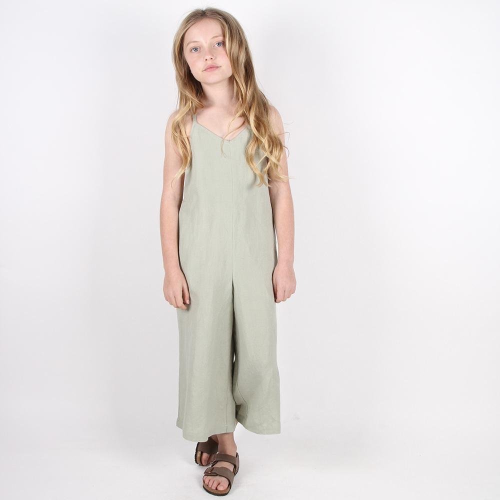 Women's Slouchy Overalls in Sage Green - Comfortable & Stylish Jumpsuit for Casual Wear, Outdoor Activities & Fashion Outfits