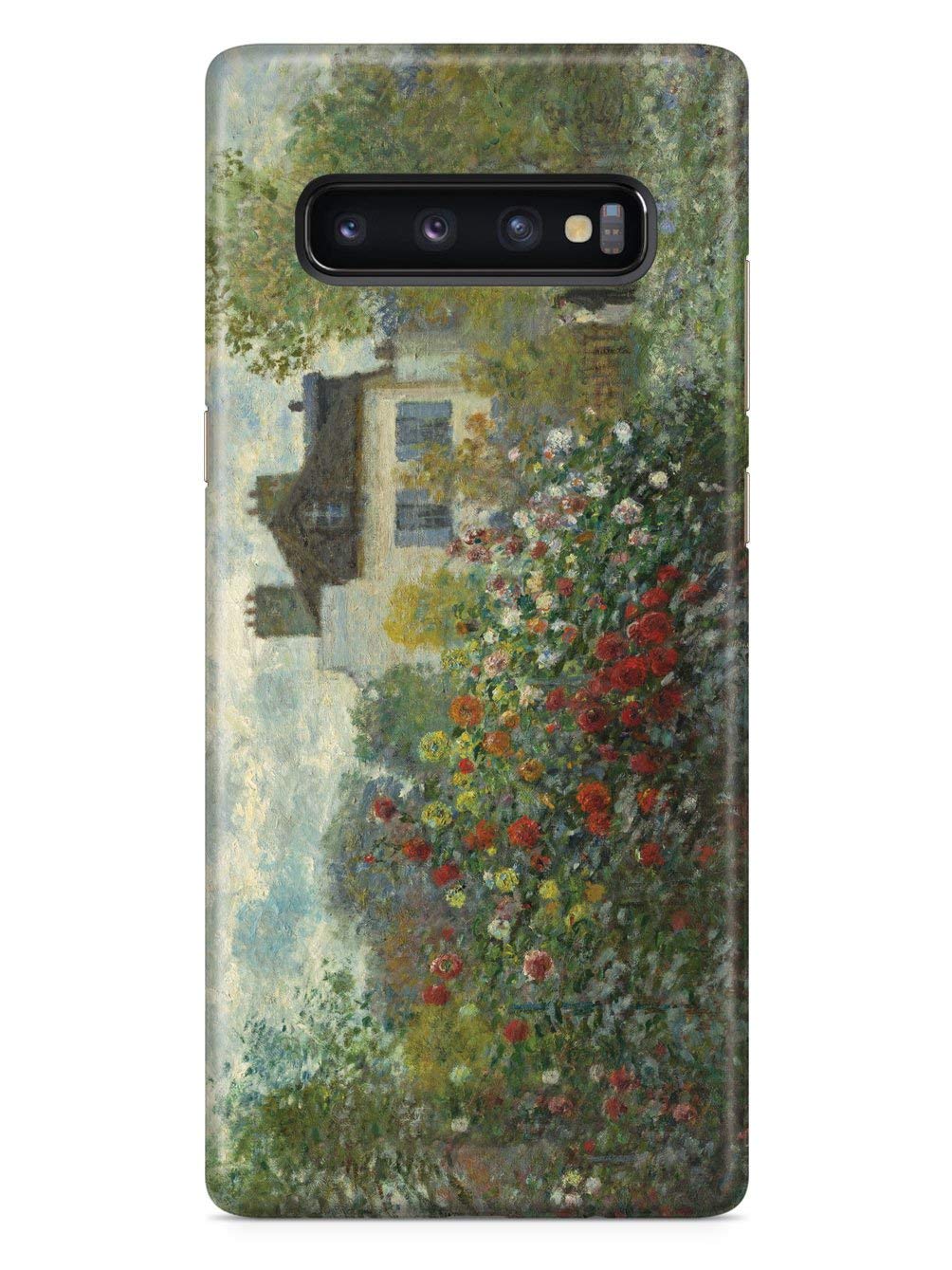 Premium 3D Textured Protective Phone Case for Samsung Galaxy S10 Plus - Inspired by Claude Monet's The Artist's Garden - Shockproof & Slim Design - Perfect for Daily Use, Travel & Outdoor Activities