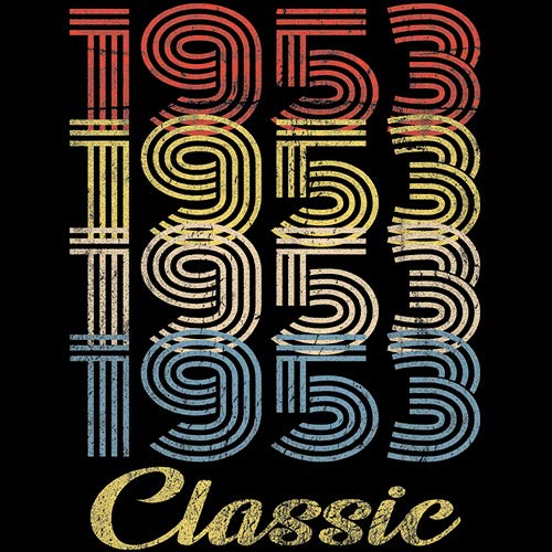 Vintage 1953 Retro 72nd Birthday T-Shirt for Men - Classic 72 Years Old Gift Idea - Perfect for Birthday Parties & Milestone Celebrations