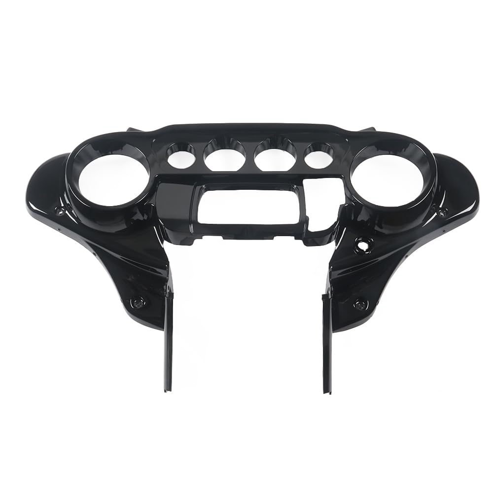Gloss Black Front Batwing Inner Fairing for 2014-2022 Harley Davidson Touring Street Glide Electra Glide FLHT Ultra Classic - Perfect for Wind Protection and Custom Bike Styling