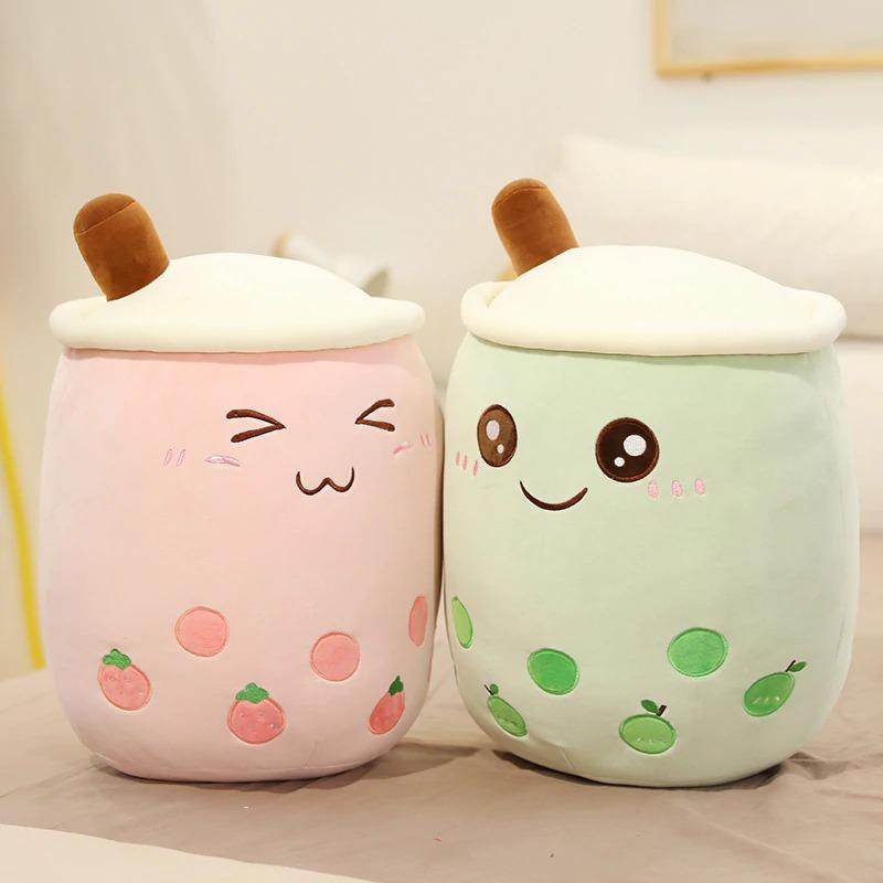 Boba Buddies Bubble Tea Plush Toy - Cute Kawaii Boba Drink Stuffed Animal for Kids & Adults - Perfect for Anime Lovers, Room Decor, and Bubble Tea Enthusiasts