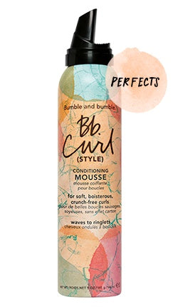 Bumble and Bumble Curl Defining Mousse for Frizz Control - 5 oz Lightweight Styling Foam for Natural Curls & Waves - Perfect for Daily Use & Special Occasions