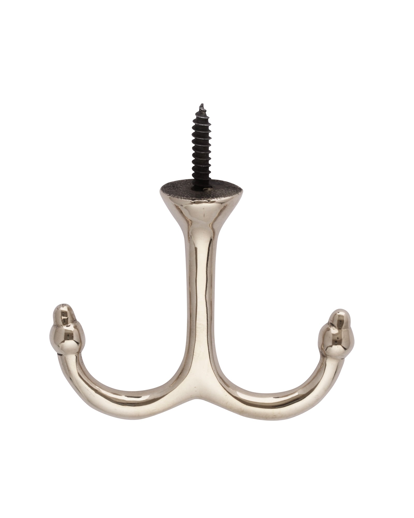Ankarkrok Jernbolaget No. 5555 Nickel Plated Heavy Duty Hook - Perfect for Marine, Construction & Outdoor Use