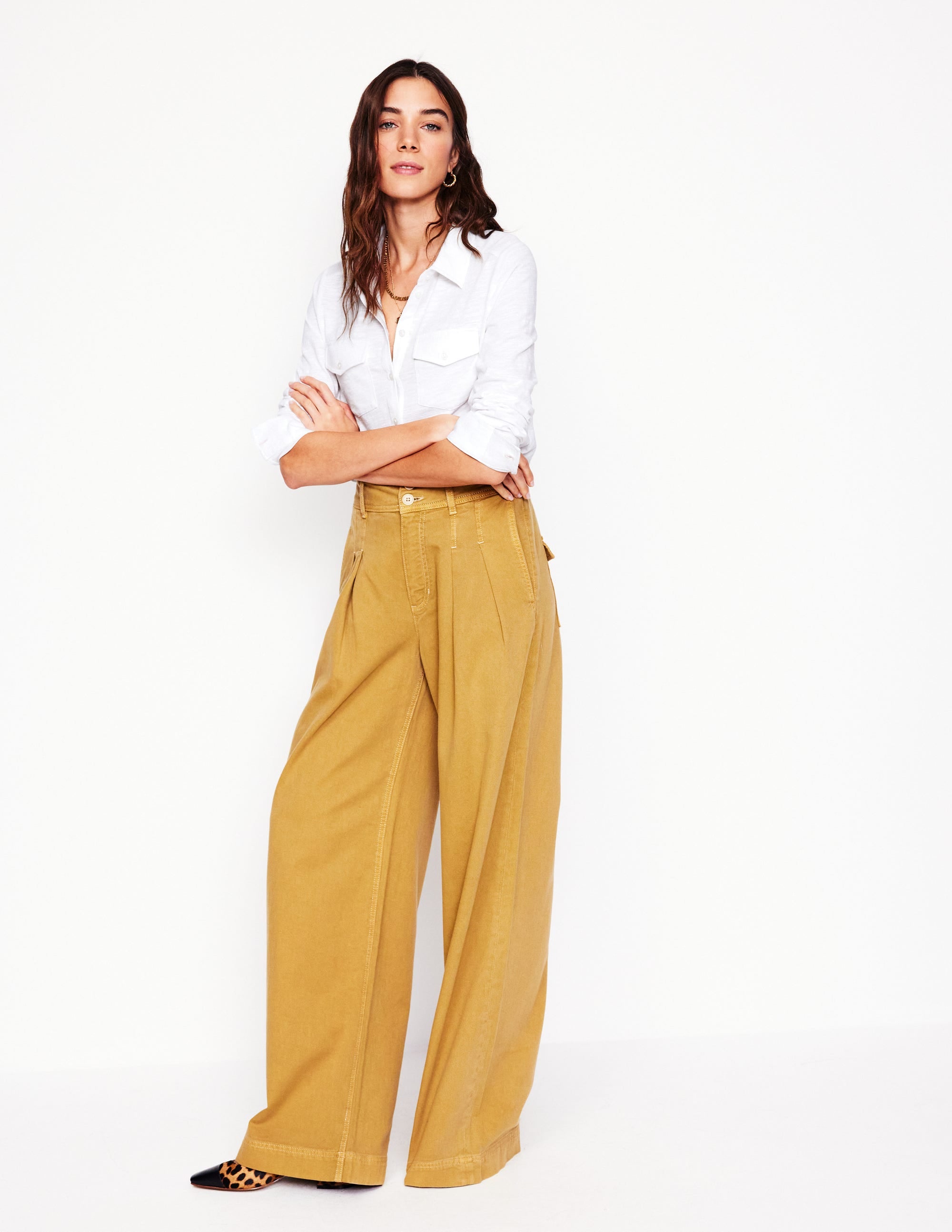 Amy Women's White Jersey Shirt - Soft Cotton Casual Tee for Everyday Wear, Work & Weekend Outfits