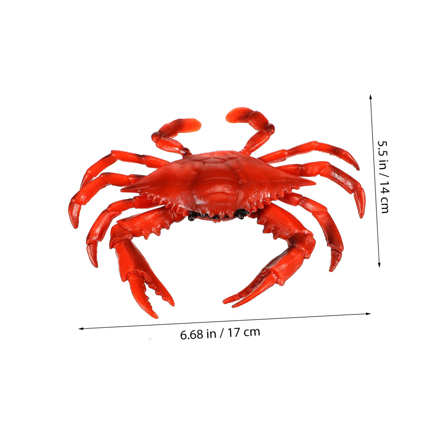 JOINPAYA 20 Pcs Kids Water Toys - Realistic Crab Sea Animal Figures for Pool, Beach & Bathtub Play - Durable PVC Ocean Creature Toys for Toddlers & Children (Perfect for Summer Fun, Birthday Gifts & Sensory Play)