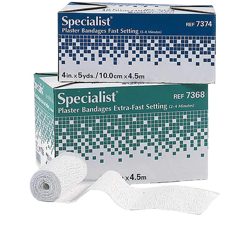 BSN Specialist Plaster of Paris Bandages - Fast Setting, Blue, 2