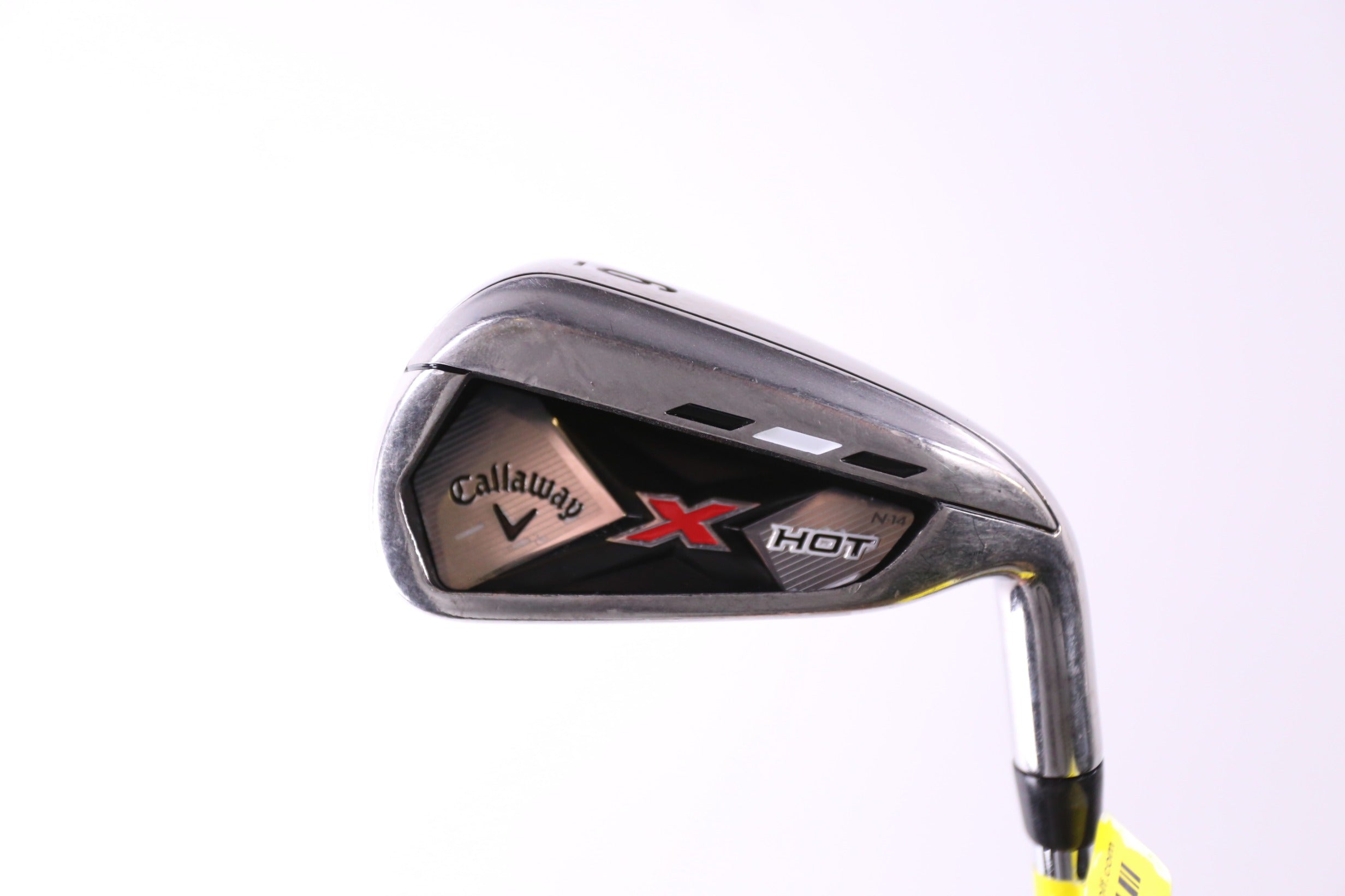 Used Callaway X Hot N14 Single 6 Iron Right Handed Uniflex Flex Golf Club - Perfect for Practice & Replacement | Men's Right-Handed Iron for Driving Range & Course Play
