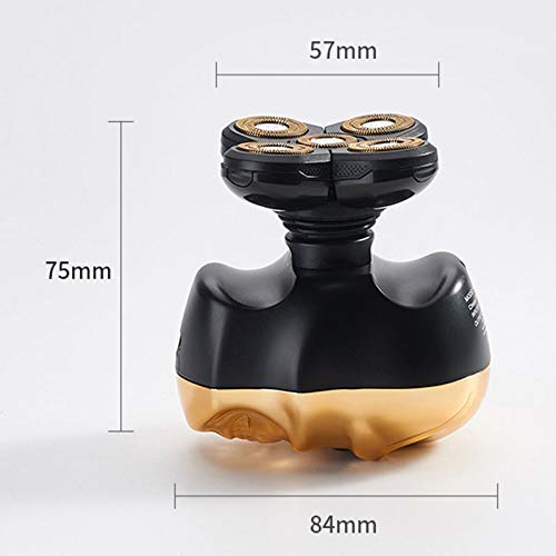 Arinda 6-in-1 Electric Shaver for Men - Waterproof Multifunctional Skull Design Razor with Trimmer - Perfect Gift for Father's Day, Travel & Daily Grooming