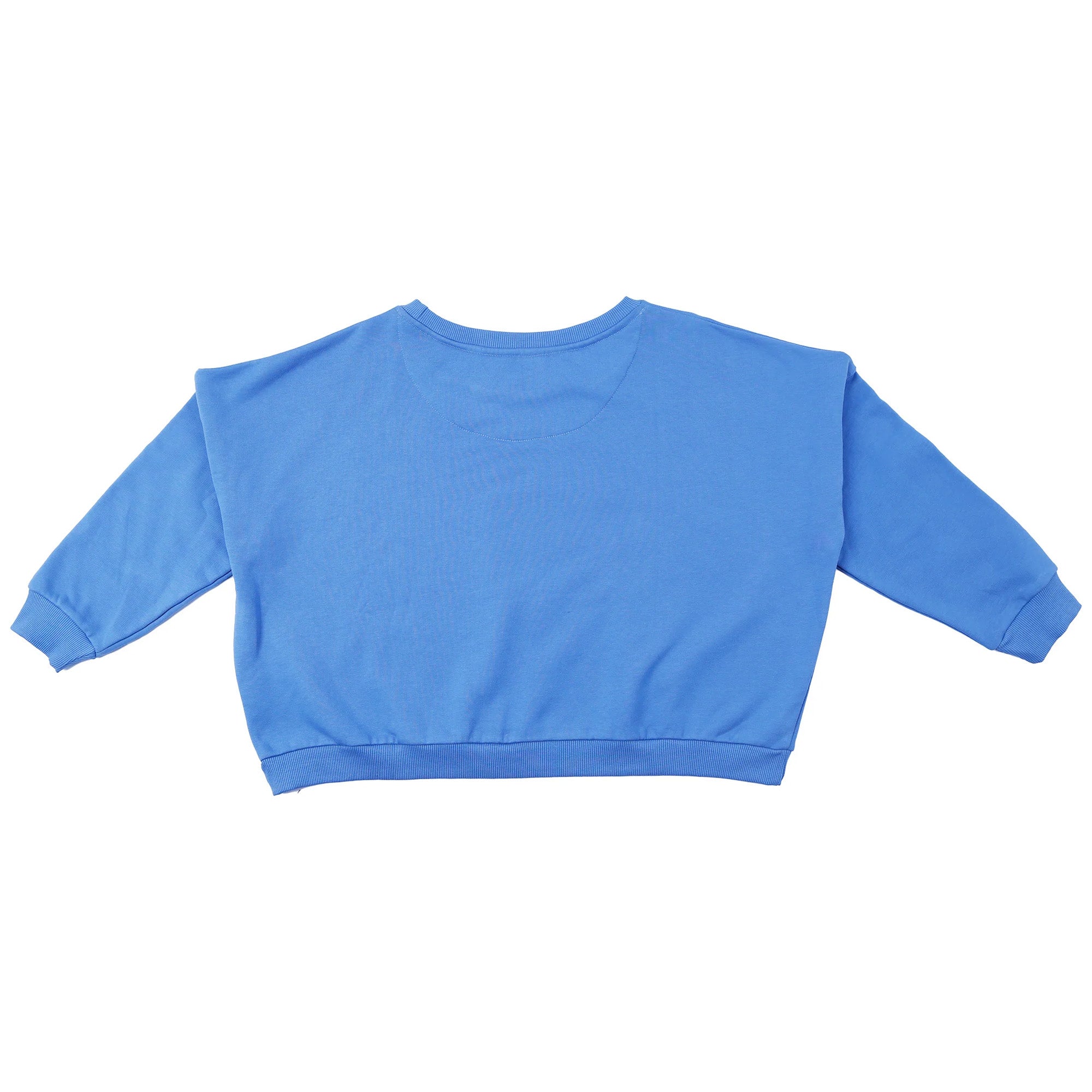 Channel Islands Starburst Crew Women's Long Sleeve Sweater - Soft Cotton Blend Pullover for Casual Wear & Fall Fashion in Lagoon Blue