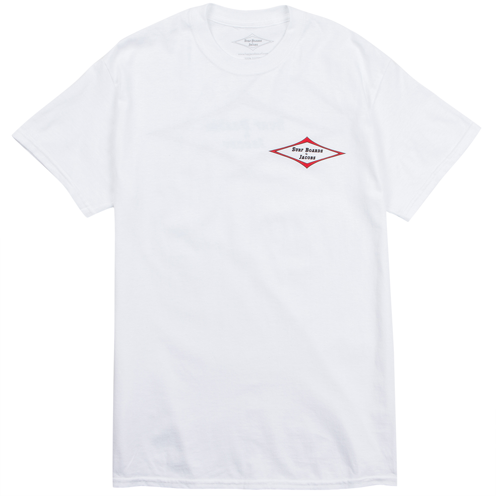 Jacobs Surfboards Men's Classic T-Shirt - Comfortable Cotton Surf Tee for Beach, Surfing & Casual Wear
