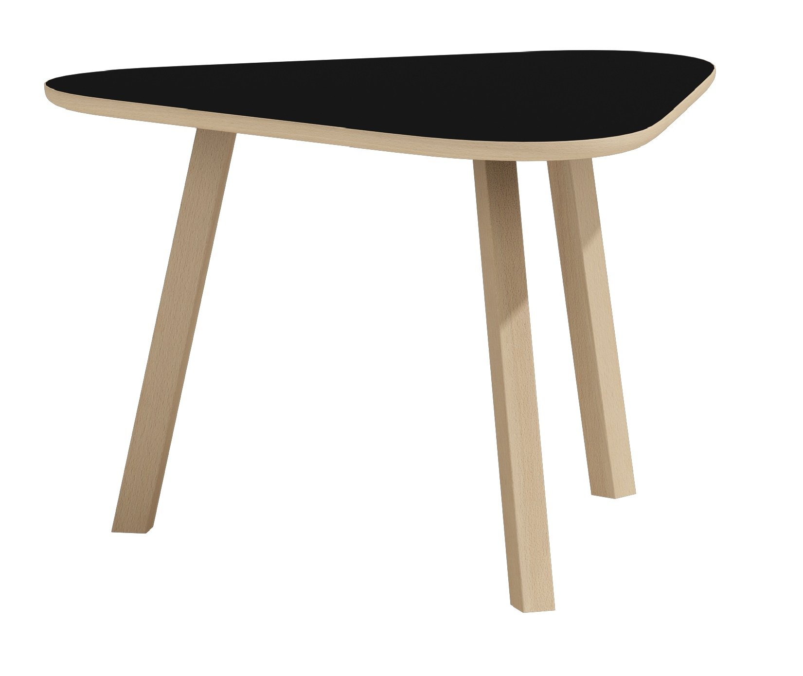 Modern Oslo C1-50 Coffee Table in Black - Stylish Living Room Furniture for Small Spaces, Perfect for Apartments and Home Decor