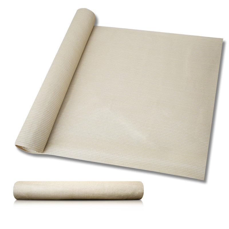 12'x99' Sun Shade Fabric Roll - UV Blocking Shade Cloth for Pergola, Patio & Greenhouse - Outdoor Wind Screen Cover in Beige - Perfect for Backyard, Garden and Outdoor Living Spaces