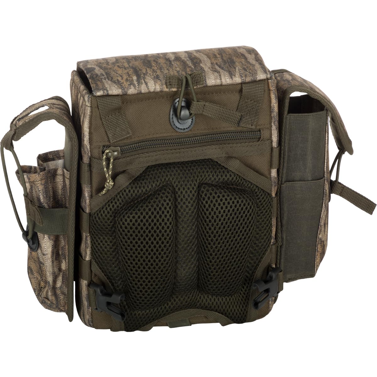 Drake Waterfowl Ol' Tom Turkey Camo Chest Pack Bino Harness - Mossy Oak Bottomland Camouflage for Hunting Gear - Perfect for Turkey Hunting, Bird Watching & Outdoor Adventures
