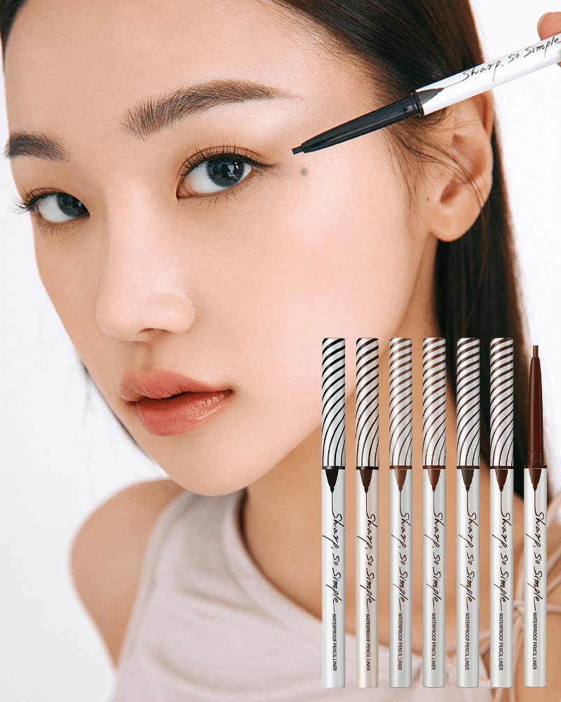 CLIO Sharp, So Simple Waterproof Pencil Eyeliner - Long Lasting Smudge Proof Eye Makeup for Daily Wear & Party Looks