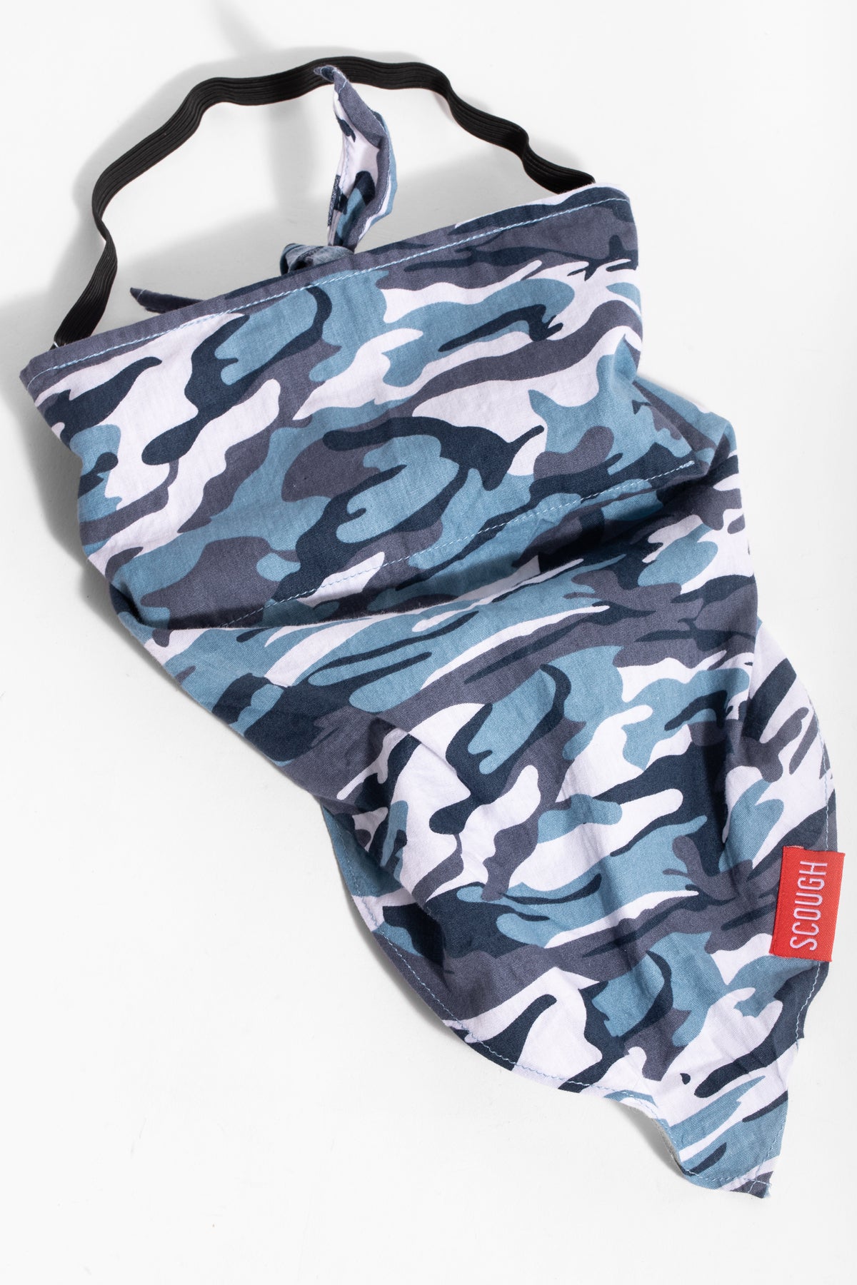 Scough Denim Camo Face Mask with Activated Carbon Filter - Reusable Anti-Pollution & Dust Protection for Outdoor Activities, Travel, and Commuting