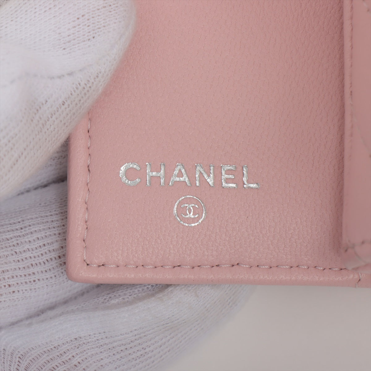Chanel Chevron Compact Wallet in Light Pink | Luxury Designer Wallet for Women | Perfect for Everyday Use & Special Occasions