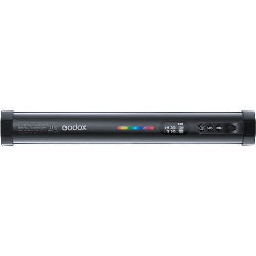Godox TL30 1ft RGB LED Tube Light - Dimmable, 360° Color Adjustable for Photography, Videography & Studio Lighting