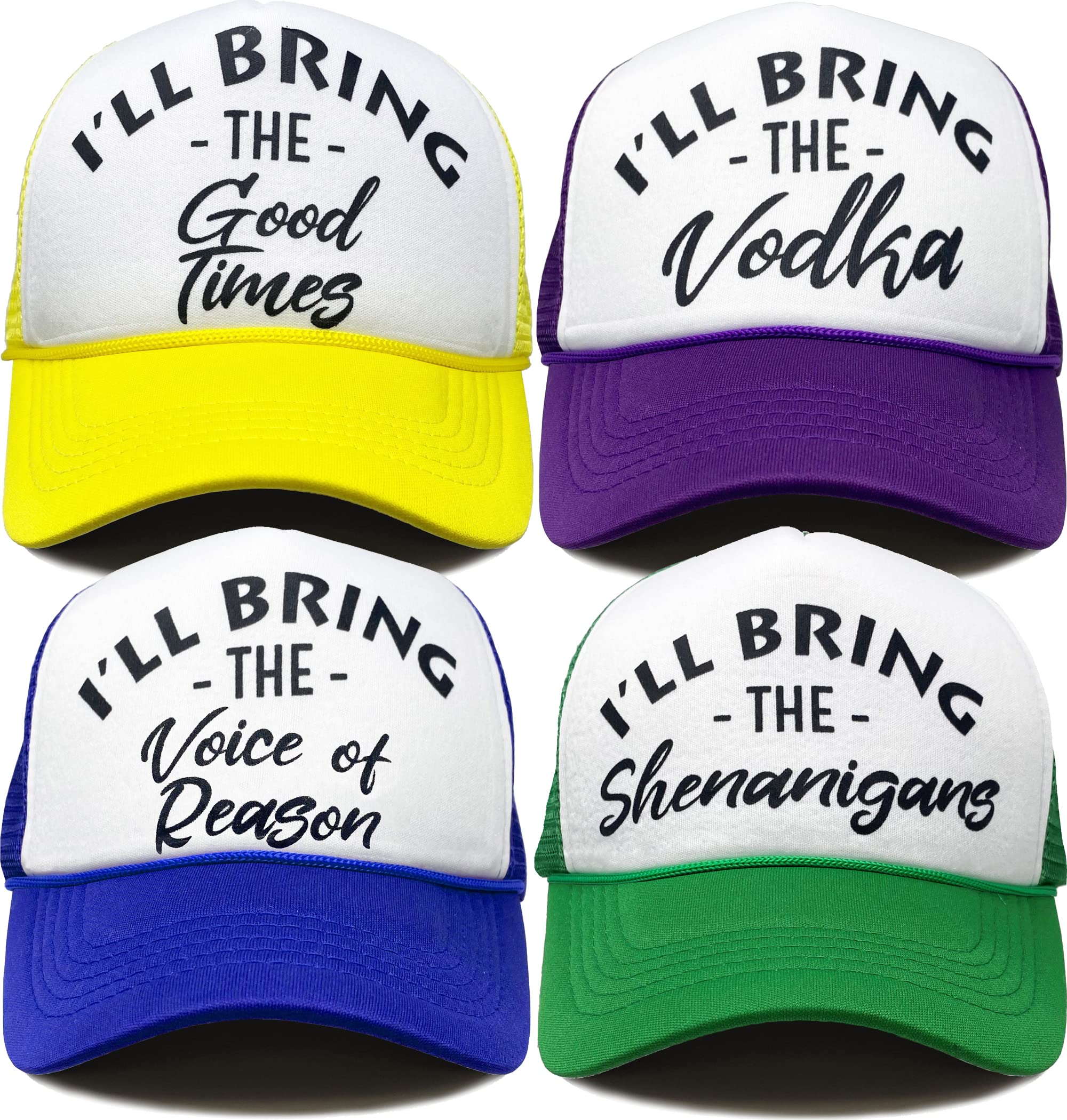 Funky Junque Bride-to-Be Bachelorette Party Foam Trucker Snapback Hat - Perfect for Bridal Showers, Girls' Night Out & Wedding Celebrations