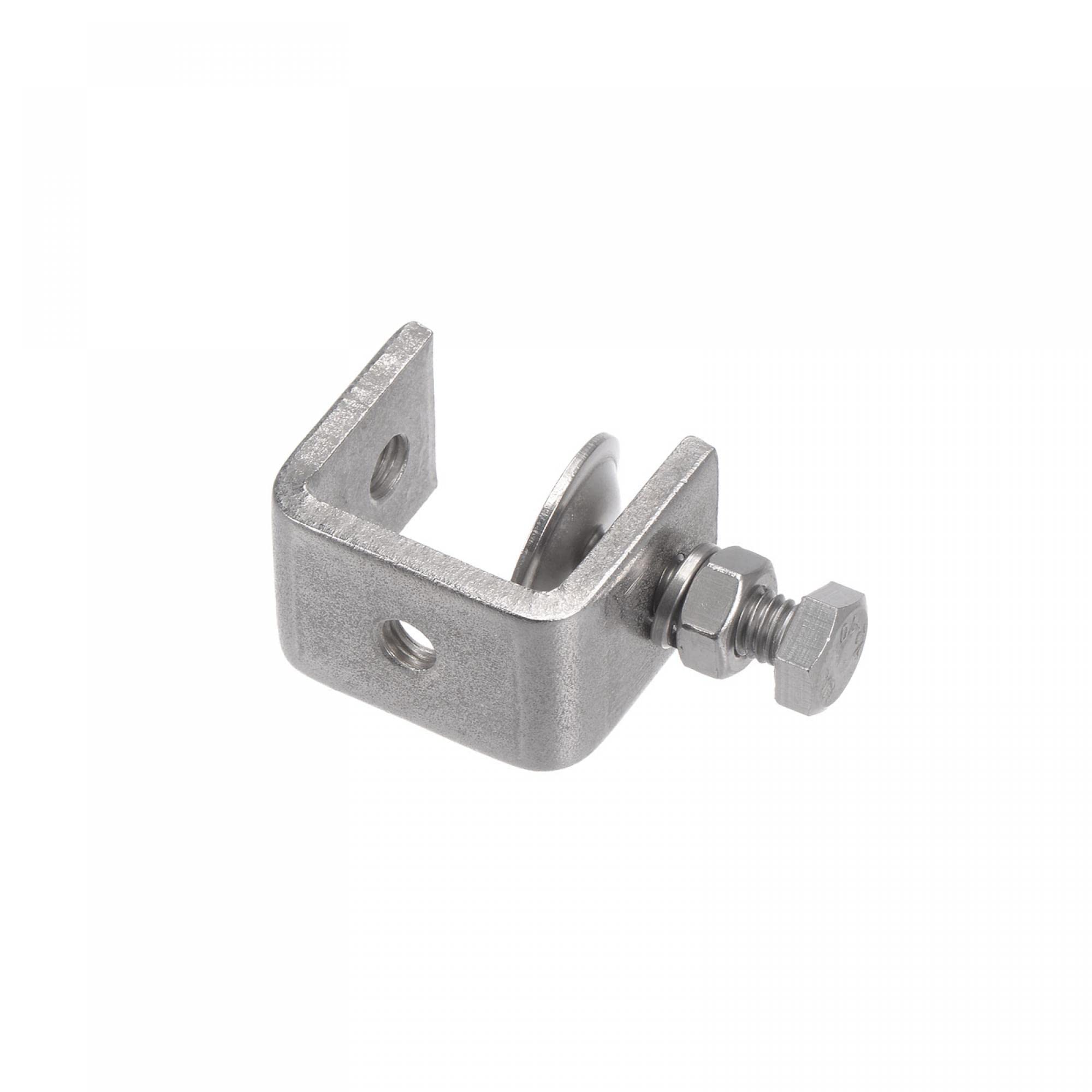 uxcell Stainless Steel C-Clamp 30mm Wide Jaw Opening - Heavy Duty Woodworking, Welding, Building & DIY Projects - Perfect for Home Repair, Furniture Assembly & Workshop Use