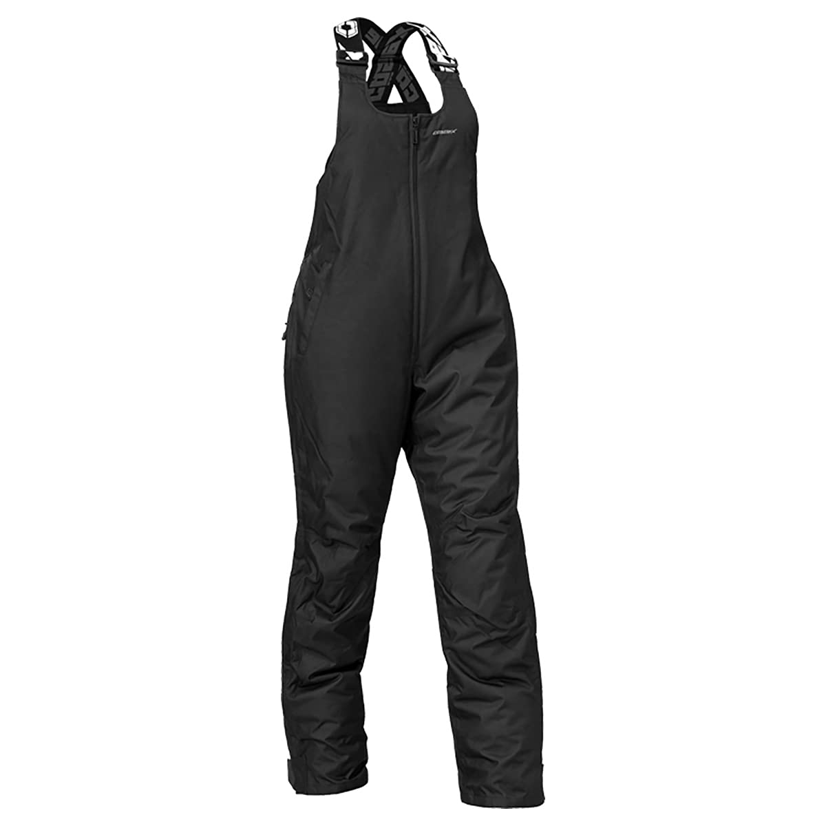 Castle X Platform Men's Snowmobile Bib Overalls - Black, Large Size | Waterproof & Insulated Snow Pants for Winter Riding & Outdoor Activities