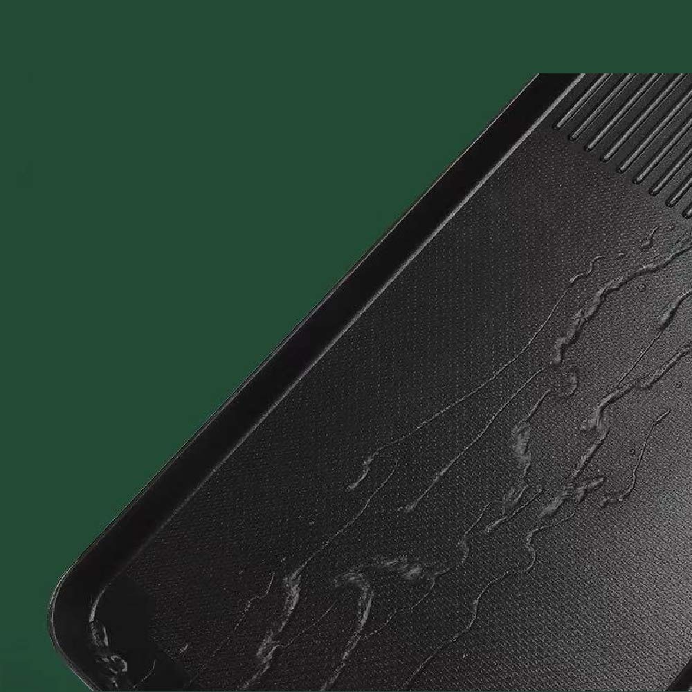 Electric Griddle Grill - 48cm x 28cm Non-Stick Smokeless BBQ Pan with 5-Level Temperature Control, Waterproof Coating for Indoor/Outdoor Use - Perfect for Family Gatherings, Camping Trips & Backyard Parties