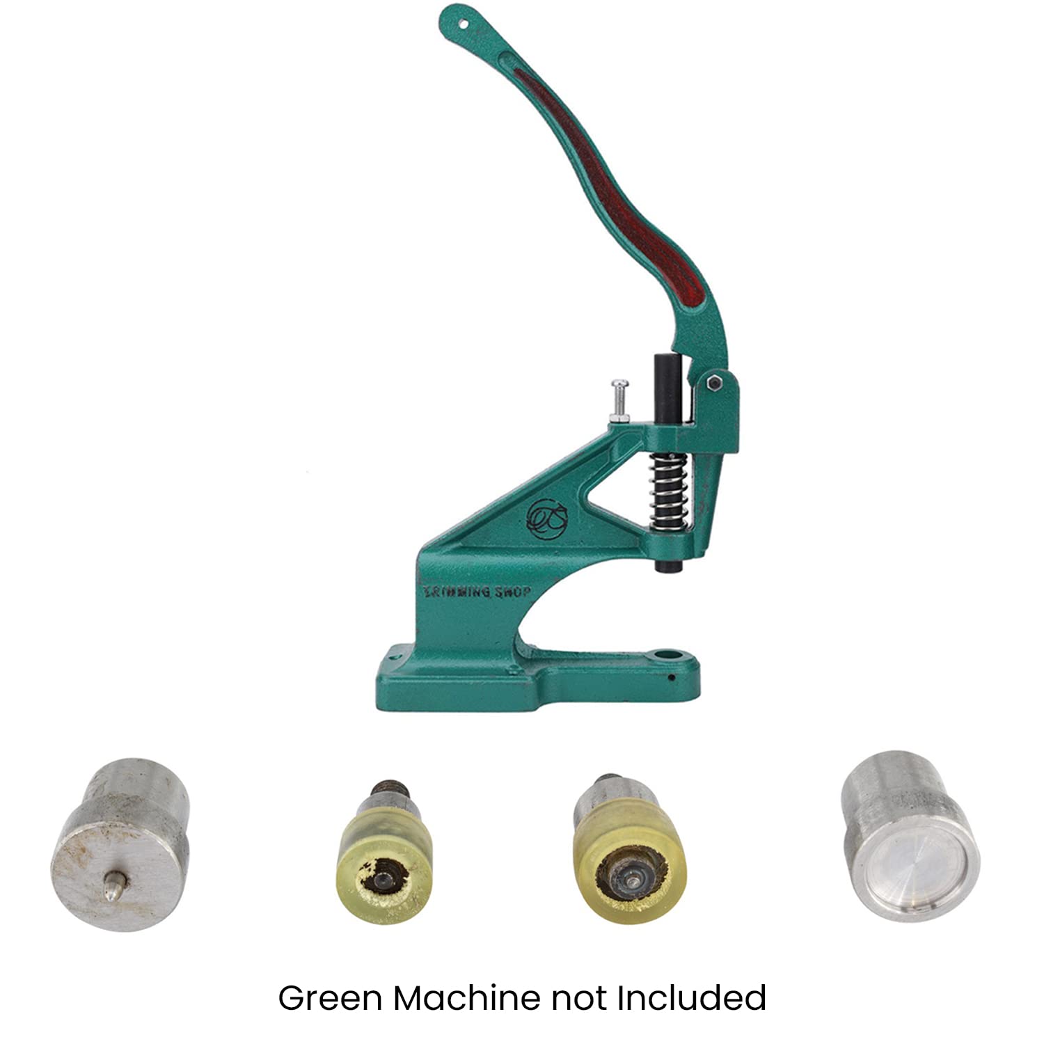 12.5mm Press Stud Die for Universal Hand Press Machine - Green Metal Fastener for Clothes, Fabrics, Leather Craft, DIY Projects & Arts - Perfect for Tailoring, Upholstery and Costume Making