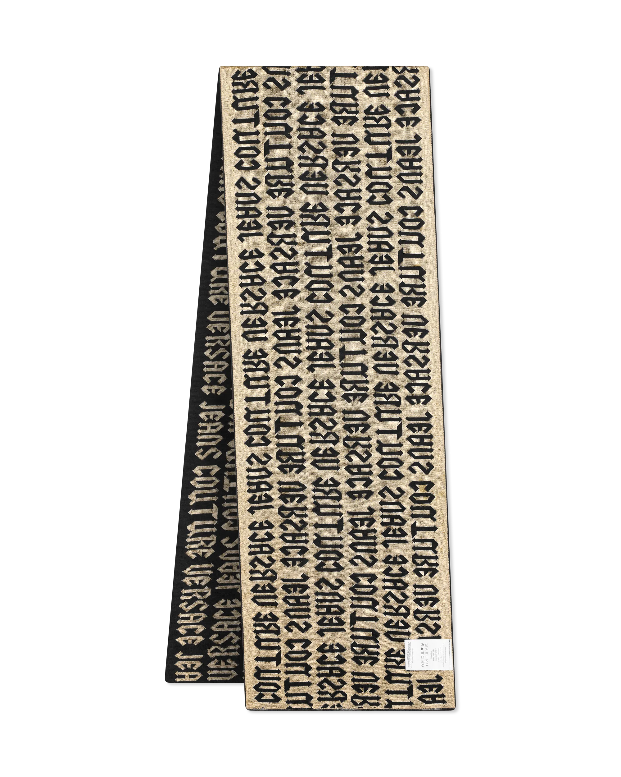 Stylish All Over Logo Two Tone Scarf - Fashionable Winter Accessory for Women & Men - Perfect for Cold Weather, Office Wear & Gift Giving