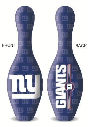 Official NFL New York Giants Bowling Pin Set - Team Logo Collectible for Fans & Sports Enthusiasts - Perfect for Game Nights, Man Cave Decor, and Sports-Themed Parties