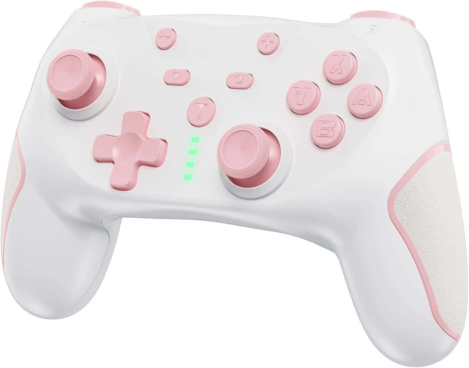 Wireless Pro Controller for Nintendo Switch/Switch Lite/Switch OLED - Ergonomic Gamepad with 2 Programmable Back Buttons & 3-Level Turbo Function (Pink) | Perfect for Mario Kart, Zelda & Multiplayer Gaming