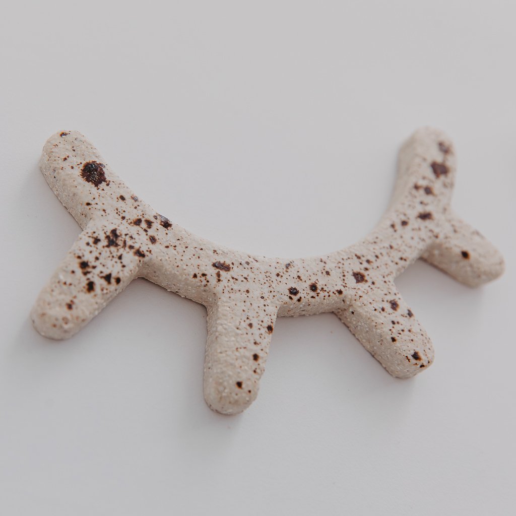 Ceramic Sleepy Eyes Figurine - Handmade Cute Animal Statue for Home Decor, Gift & Collection | Perfect for Bookshelf, Office Desk, Nursery & Living Room Display