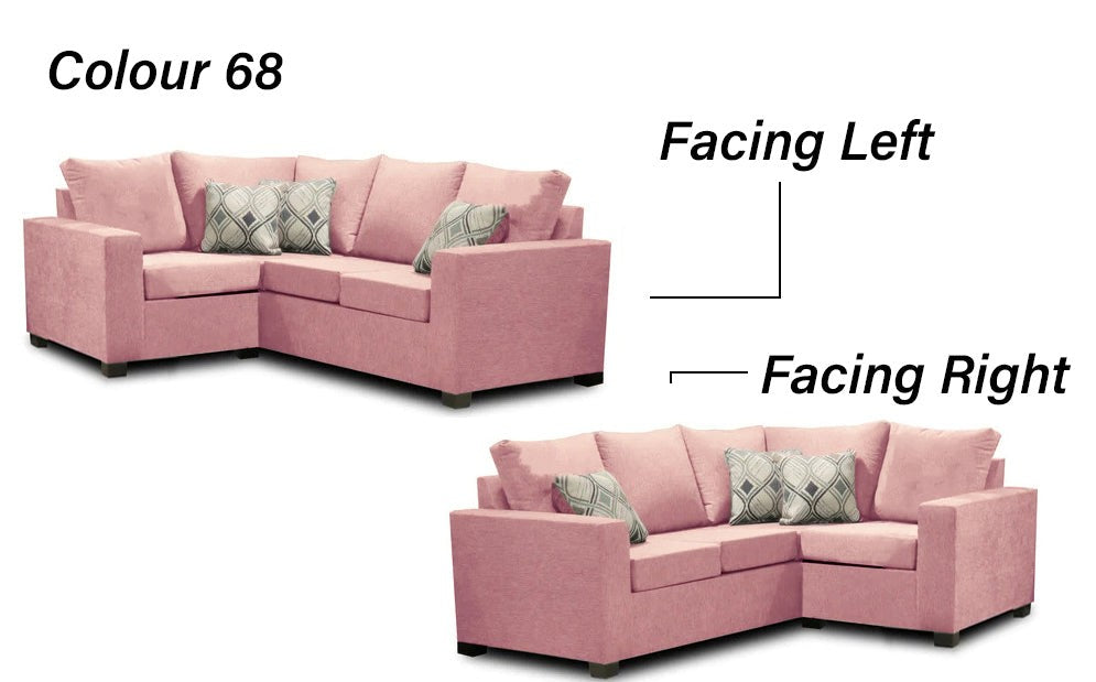 Premium Canadian Made 2x1 Sectional Sofa - LHF/RHF Configurable with 17 Color Options | Modern Living Room Furniture for Small Spaces & Apartments