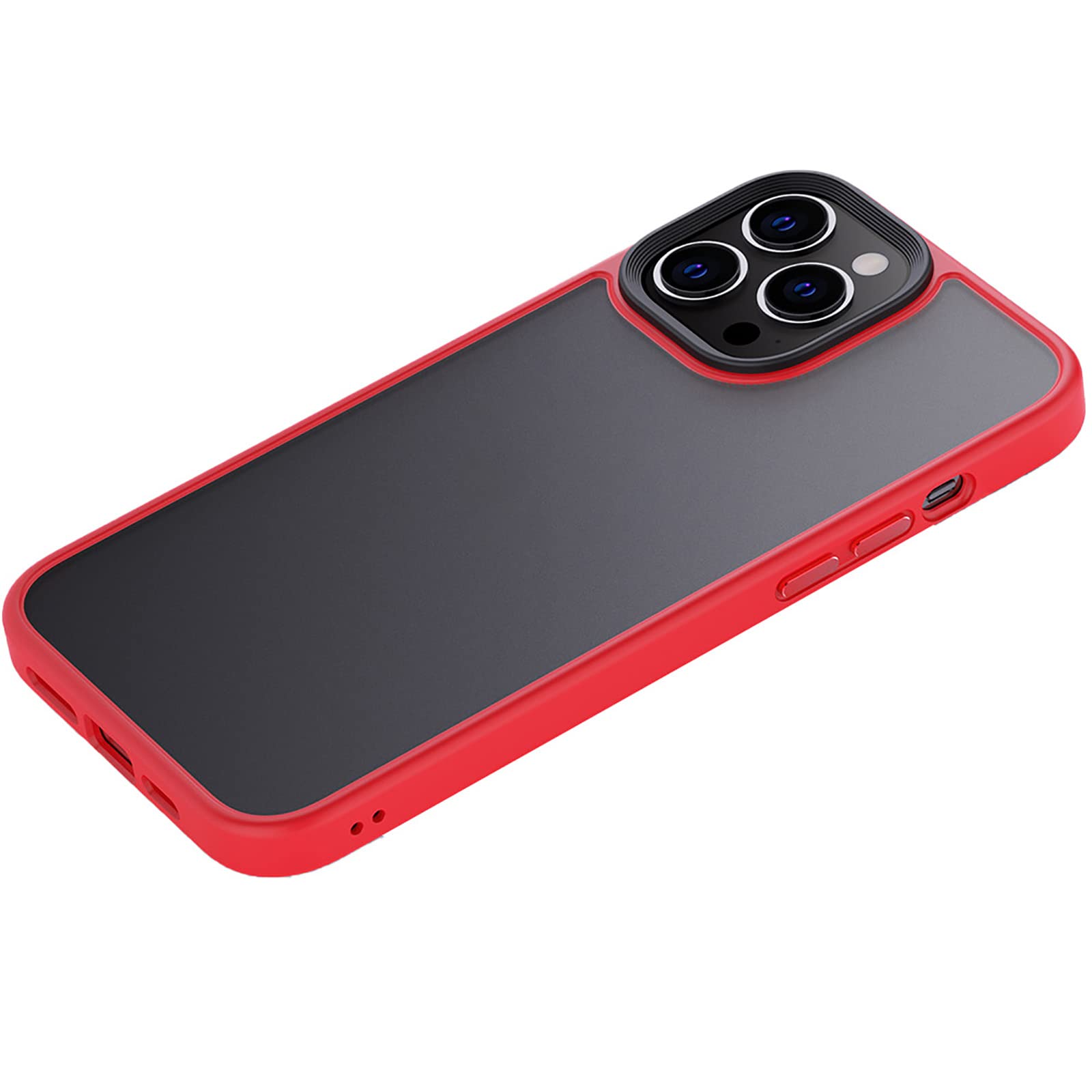 Huskydg 13 Pro Max Case - Matte Anti-Fingerprint & Scratch Resistant Cover for iPhone 13 Pro Max | Slim Translucent Protective Phone Case | Perfect for Work, Travel & Everyday Use
