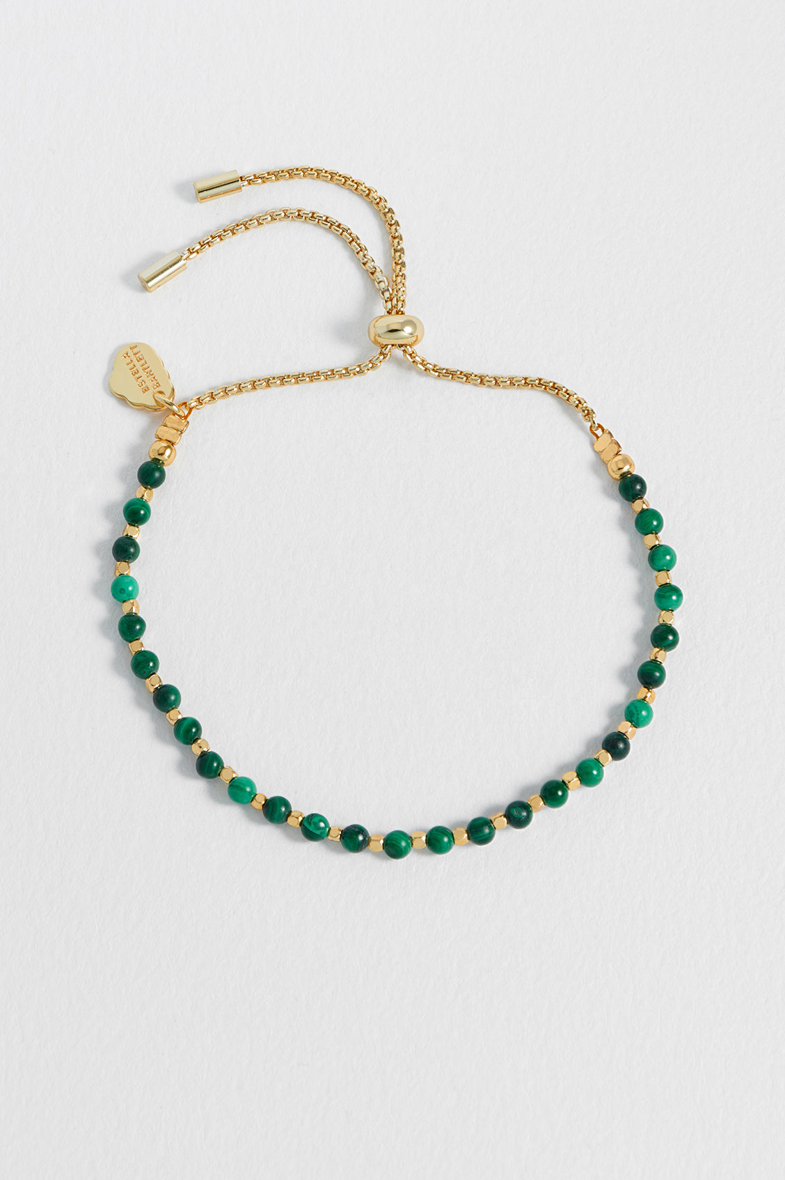 Wellness Malachite Gemstone Amelia Bracelet for Women - Healing Crystal Energy Bracelet for Stress Relief & Positive Vibes - Perfect for Yoga, Meditation & Spiritual Healing