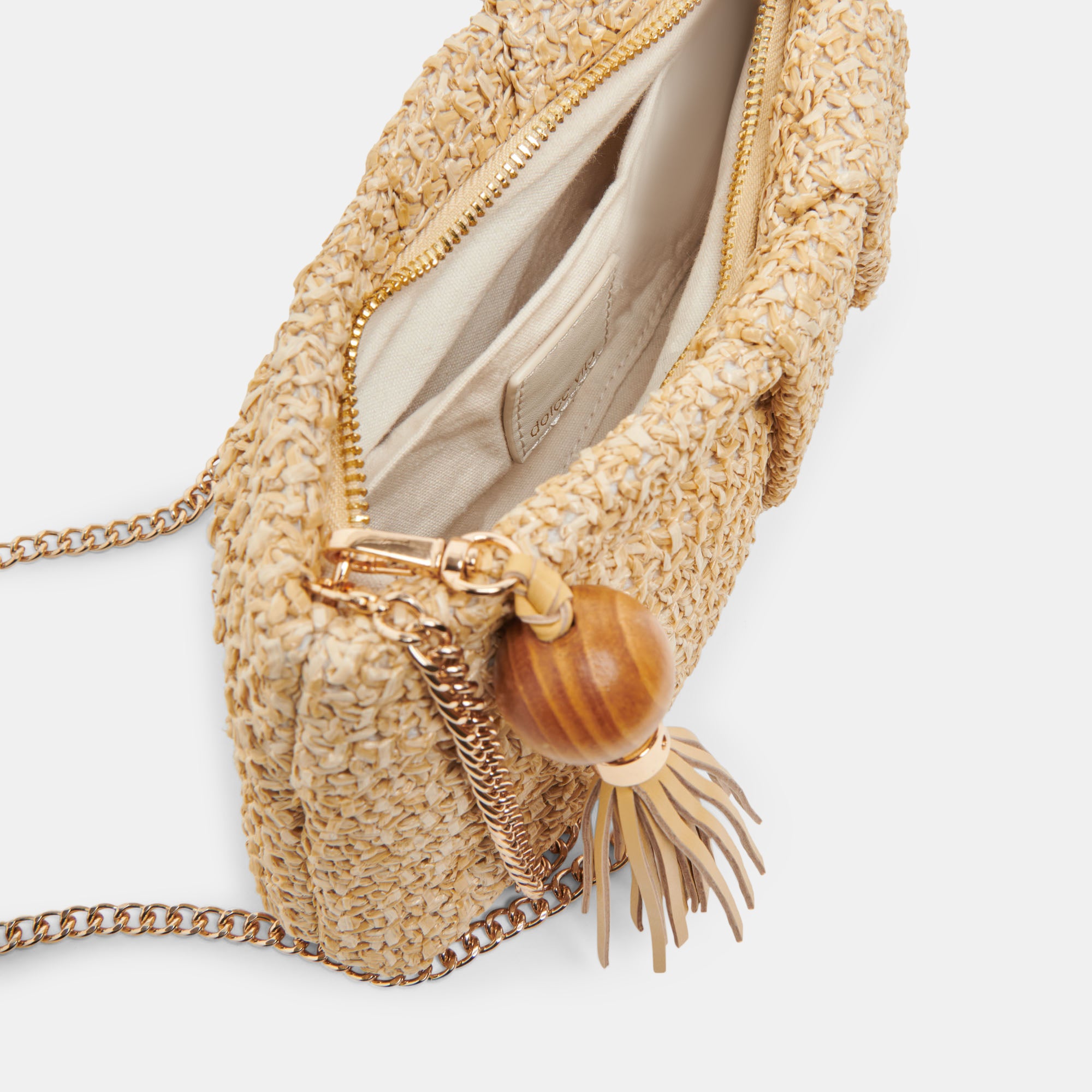LORENA NATURAL RAFFIA CLUTCH BAG - Elegant Handwoven Straw Purse for Women, Perfect for Beach, Wedding & Summer Outfits