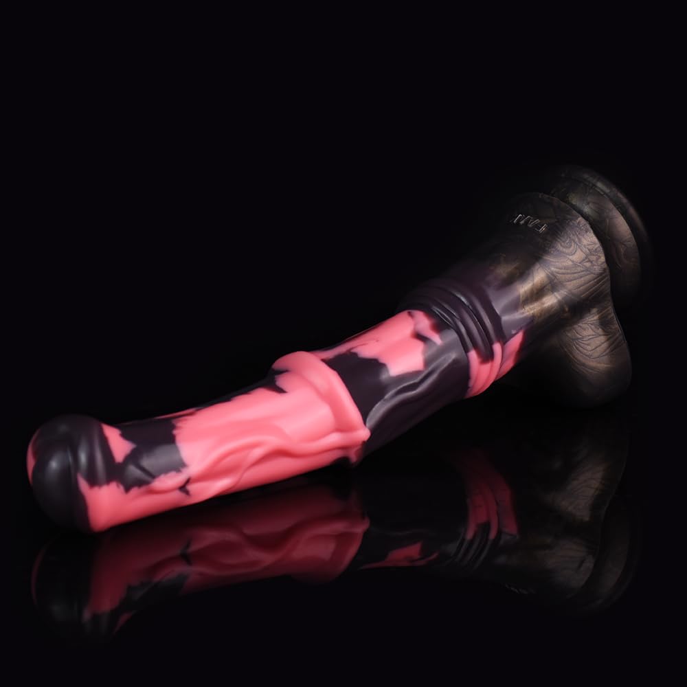 BeHorny Silicone Animal Dildo - Horse & Dragon Fantasy Sex Toy with Suction Cup - Perfect for Solo Play, Couples Fun & BDSM Adventures