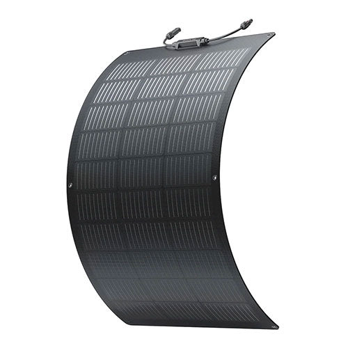 EcoFlow 110W Portable Flexible Solar Panel for Camping, RV, Off-Grid Power - Lightweight & Waterproof Solar Charger for Outdoor Adventures