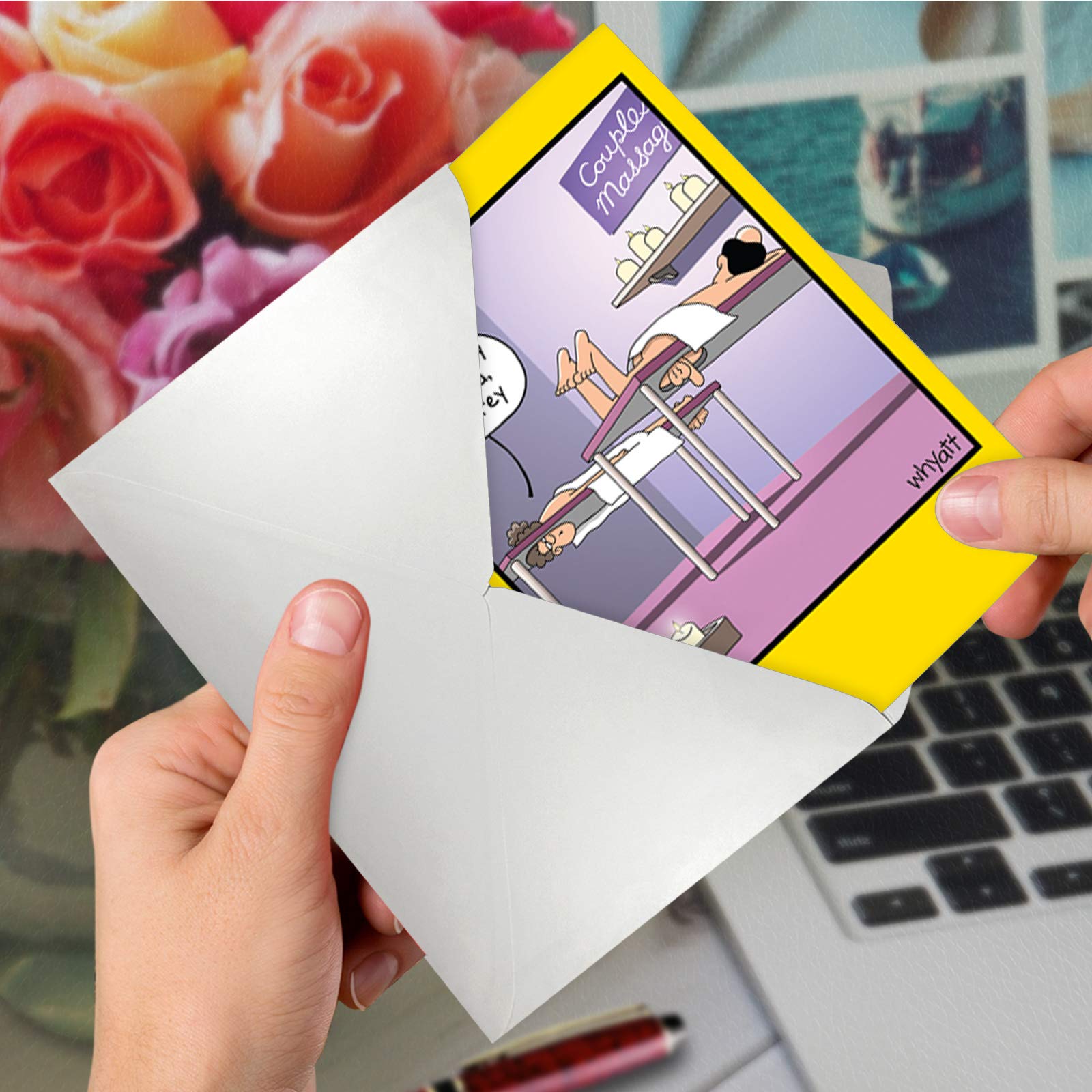 Funny Birthday Card for Adults - NobleWorks Humorous Bday Greeting Card with Envelope (5x7 Inches) - Perfect for Office Parties, Gag Gifts & Celebrations