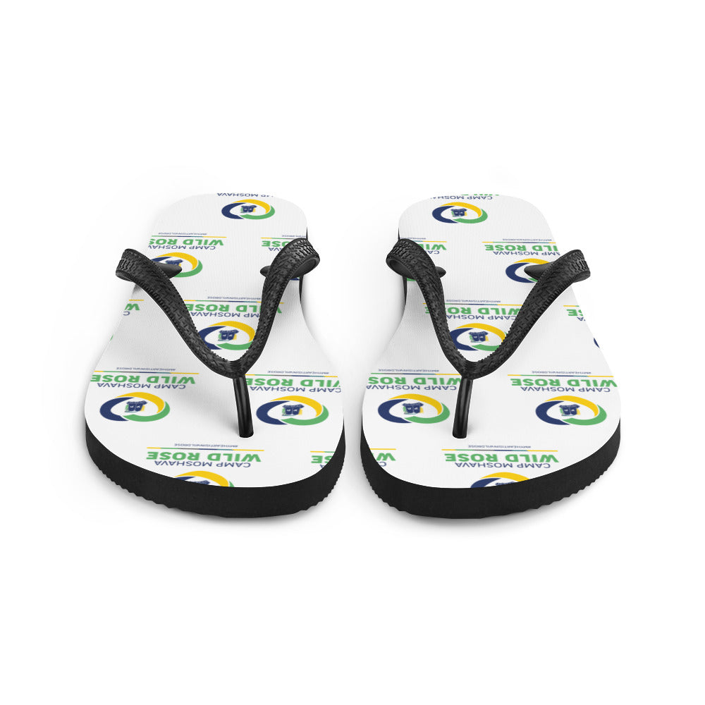 Wild Rose Flip Flops - Comfortable Women's Sandals for Beach, Pool & Summer Outfits | Fashionable Slip-On Shoes