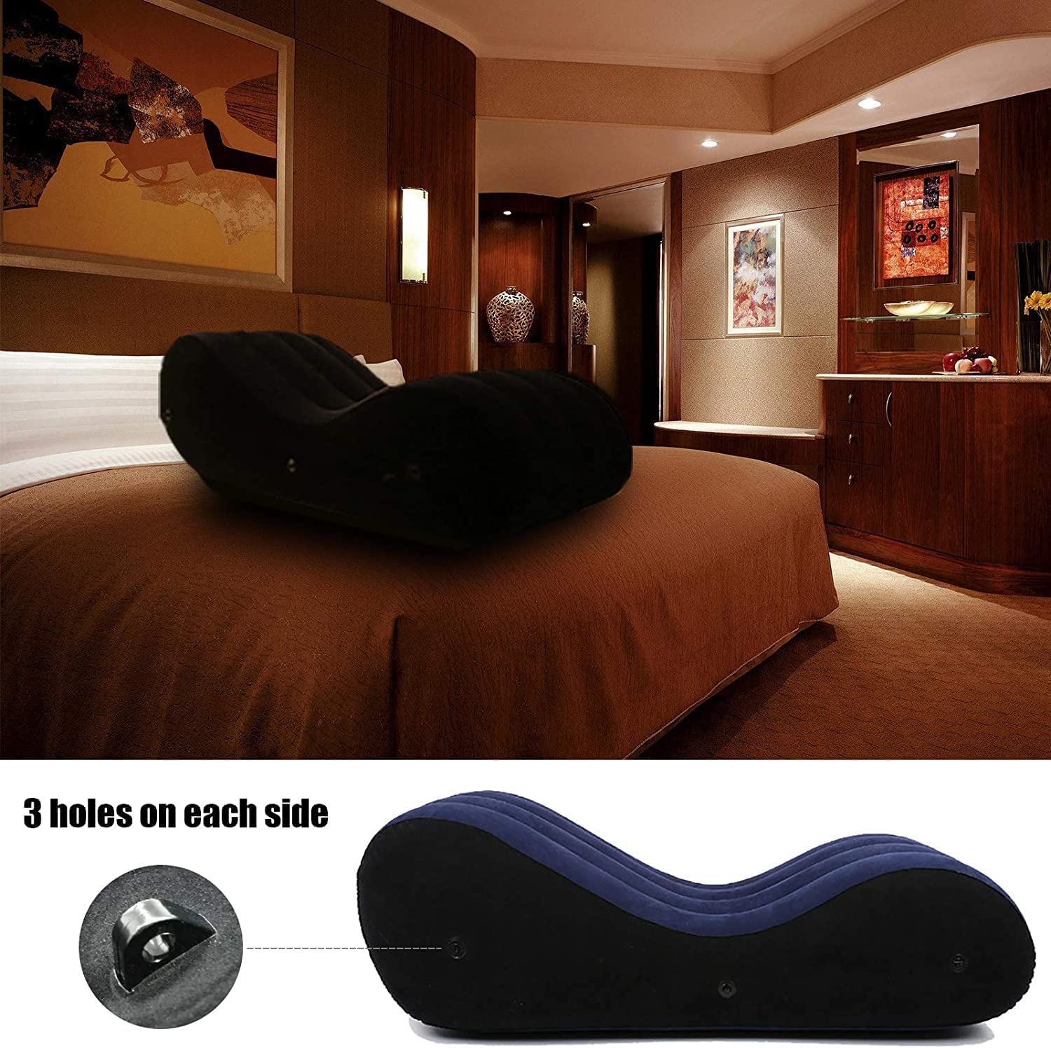 **USB-Powered Inflatable Lounge Chair with Mini Air Pump, S-Shaped Inflatable Sofa for Living Room & Bedroom – Portable, Multi-Functional, Comfortable for Relaxing, Camping, and Outdoor Use**