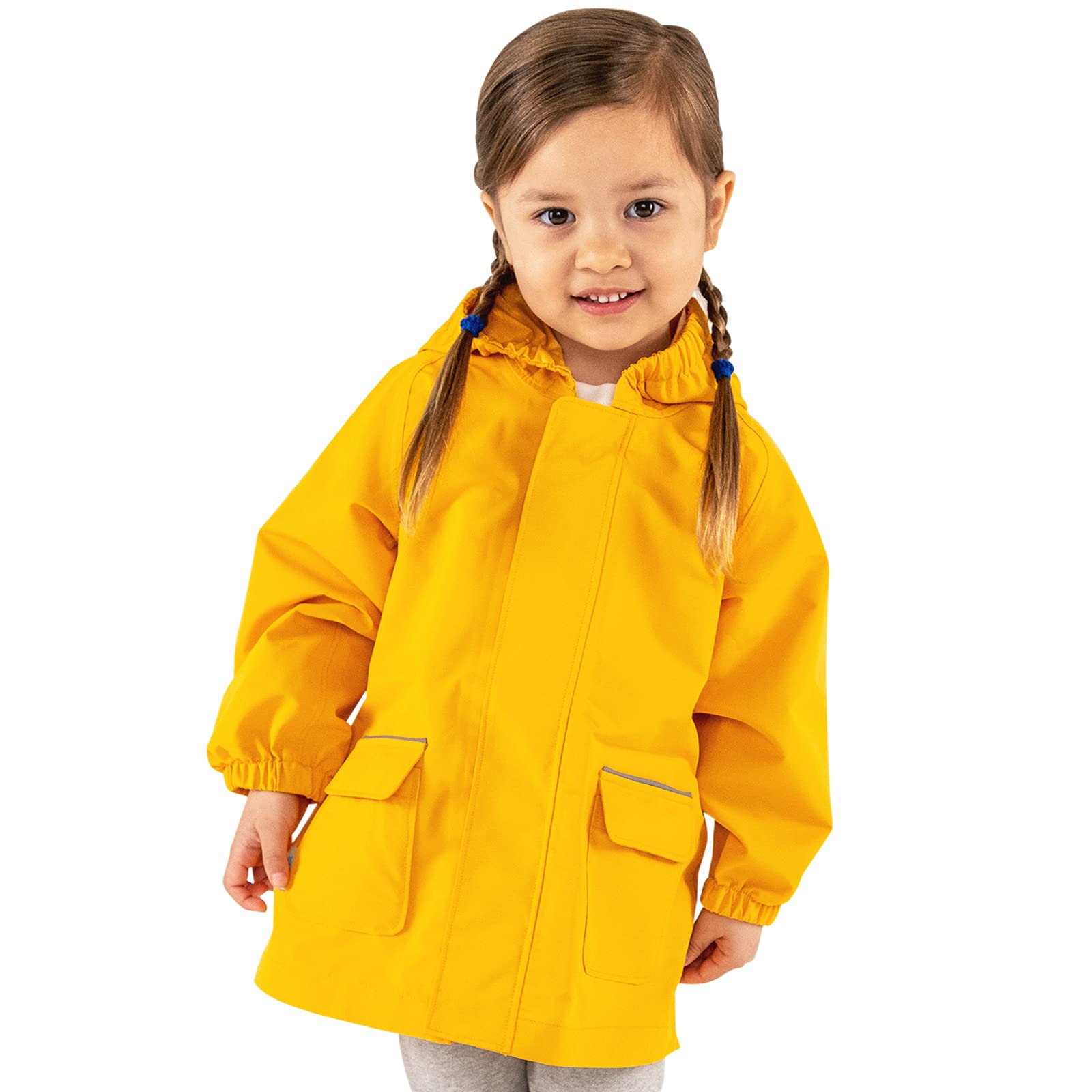 JAN & JUL Kids' Waterproof Rain Jacket - Puddle-Dry Technology for Outdoor Play, School & Rainy Day Adventures